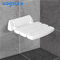 Spa White Wall Mounted Shower Seat Ukuran 32,5 * 32,5 * 10cm Untuk Kamar Mandi / Balkon pemasok