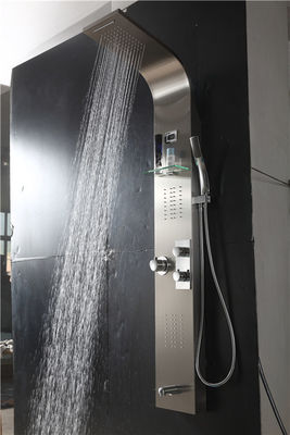 Cina Mixer Tekanan Tinggi Beralih Wall Shower Panel Dengan Kontrol Suhu pemasok