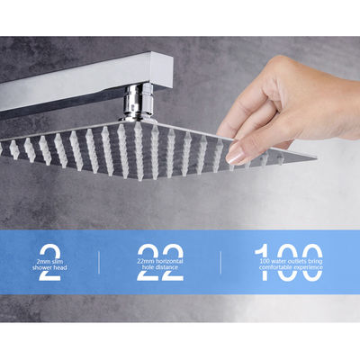 Set Faucet Mandi Dan Bak Mandi Kuningan Dengan Bahan Kepala Pancuran Ukuran 25 * 25cm 304 SS pemasok