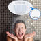 Multi Fungsi Overhead Curah Hujan Shower Kepala 25cm Diameter Dengan Lampu LED pemasok