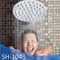 Hemat Air Overhead Curah Hujan Shower Head / 5 Inch Shower Head Sliver Warna pemasok