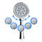 5 Mode Fungsional Curah Hujan Shower Kepala Dengan Shower Genggam Selang Panjang 146cm pemasok