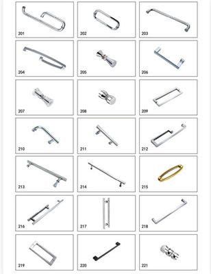 2 Bypass Door Shower Door Enclosures / Walk In Shower Enclosures Ukuran Disesuaikan pemasok
