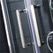 Ayunan ganda / Lipat Pintu Kamar Mandi Kusen Aluminium Persegi Panjang Dipoles pemasok