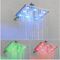 Mudah Memasang Keran Dinding Shower / Tahan Korosi Dengan Lampu LED Berwarna-warni pemasok